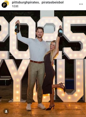 ピッツバーグ・パイレーツの公式インスタグラム（＠pittsburghpirates）より
