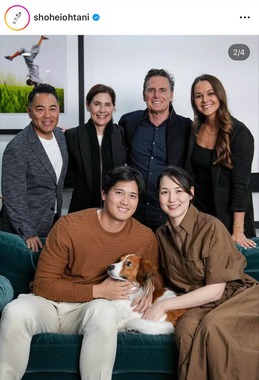 大谷翔平選手のインスタグラム（＠shoheiohtani）より