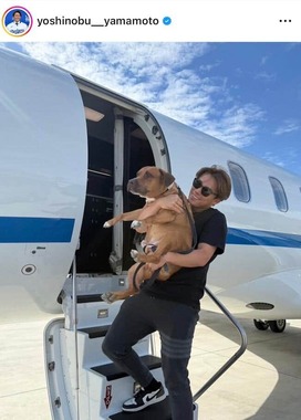 山本由伸投手のインスタグラム（＠yoshinobu__yamamoto）より