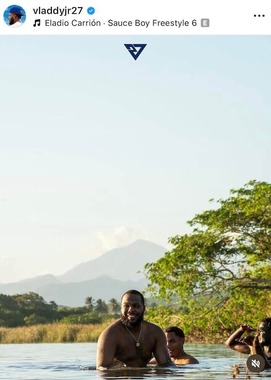 ブラディミール・ゲレーロJr選手のインスタグラム（＠vladdyjr27）より