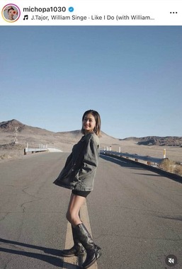 池田美優さんのインスタグラム（＠michopa1030）より