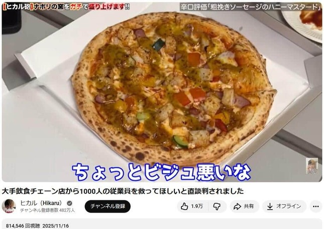 ヒカル、宅配ピザ「ナポリの窯」取締役に就任 「マジで役に立つと思う