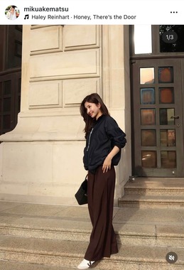 明松美玖さんのインスタグラム（＠mikuakematsu）より