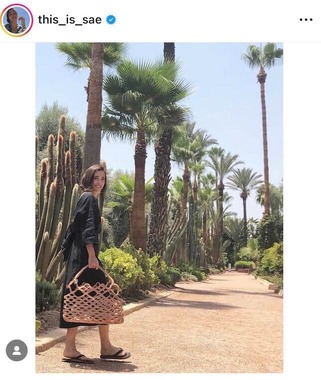 一色紗英さんのインスタグラム（＠this_is_sae）より