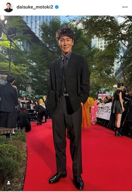 レッドカーペットに登場（本人イスタグラムより）