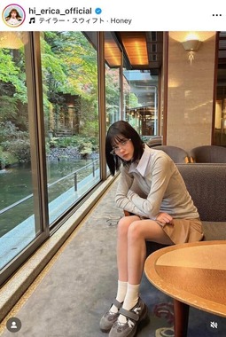 村上愛花さんのインスタグラム（＠hi_erica_official）より