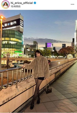 村上愛花さんのインスタグラム（＠hi_erica_official）より