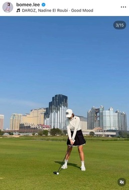 イ・ボミさんのインスタグラム（＠bomee.lee）より