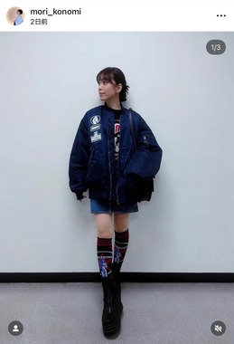 杜このみさんのインスタグラム（＠mori_konomi）より