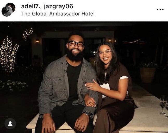 ジョー・アデル選手のインスタグラム（＠adell7）より