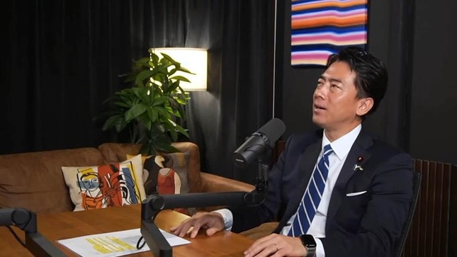 小泉進次郎防衛相のYouTubeより