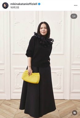 中谷美紀さんのインスタグラム（＠mikinakatanioffiziell）より