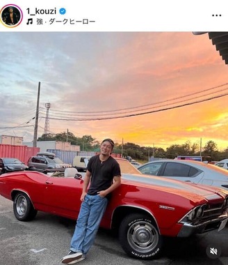 皇治選手のインスタグラム（＠1_kouzi）より