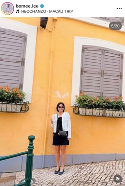 イ・ボミさんのインスタグラム（＠bomee.lee）より