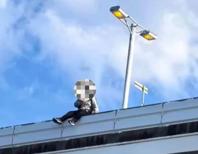 中国のネット上で投稿された画像から