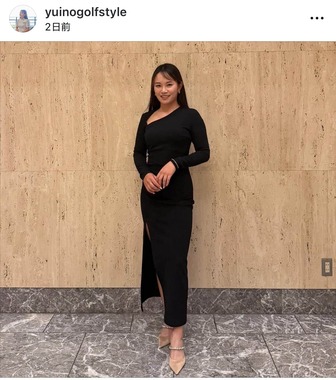 河本結さんのインスタグラム（＠yuinogolfstyle）より