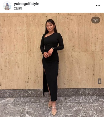 河本結さんのインスタグラム（＠yuinogolfstyle）より