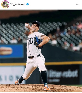 前田健太投手（本人インスタグラムより）