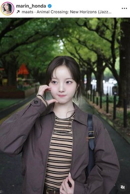 本田真凜さんのインスタグラム（＠marin_honda）より