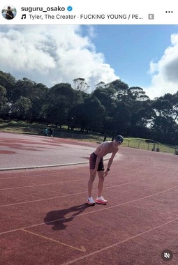 大迫傑選手のインスタグラム（＠suguru_osako）より