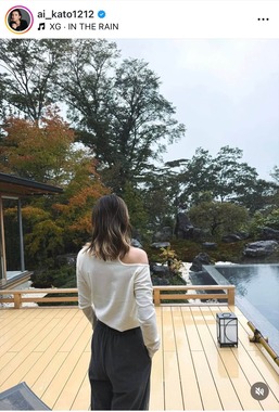 加藤あいさんのインスタグラム（＠ai_kato1212）より