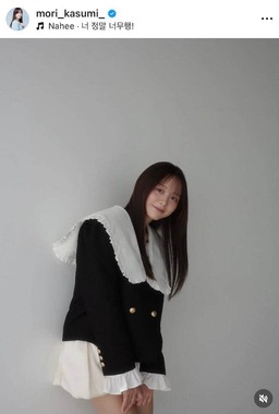 森香澄さんのインスタグラム（＠mori_kasumi_）より