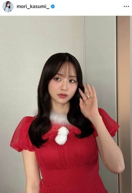 森香澄さんのインスタグラム（＠mori_kasumi_）より