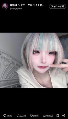 罪姫はうさんのX（＠hau_nyann）より