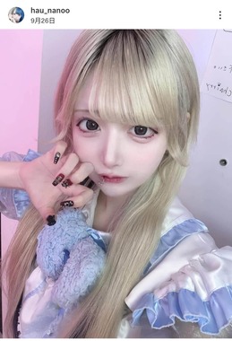 罪姫はうさんのインスタグラム（＠hau_nanoo）より