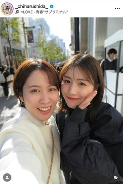 志田千陽選手のインスタグラム（＠_chiharushida_）より