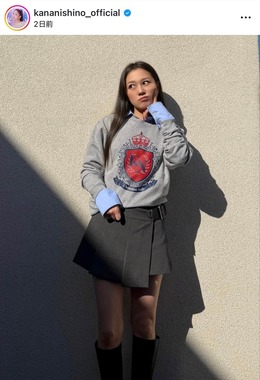 西野カナさんのインスタグラム（＠kananishino_official）より