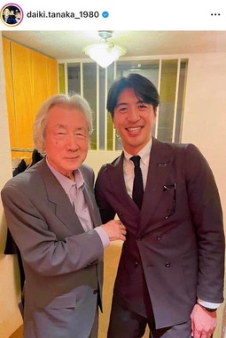 田中大貴さんのインスタグラム（＠daiki.tanaka_1980）より
