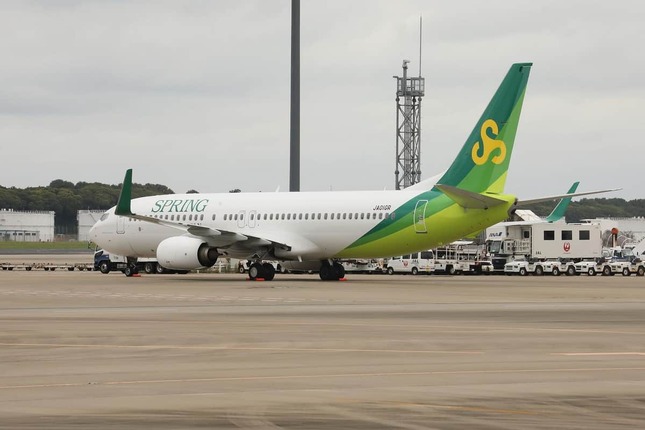 今回のトラブルが起きた航空機（2021年6月撮影）