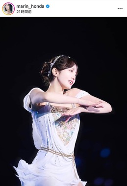 本田真凜さんのインスタグラム（＠marin_honda）より