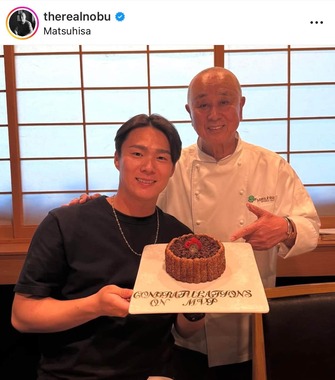 松久信幸さんのインスタグラム（＠therealnobu）より