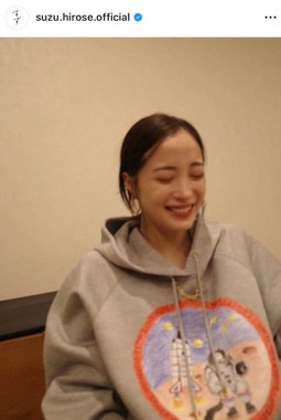 広瀬すずさんのインスタグラム（＠suzu.hirose.official）より