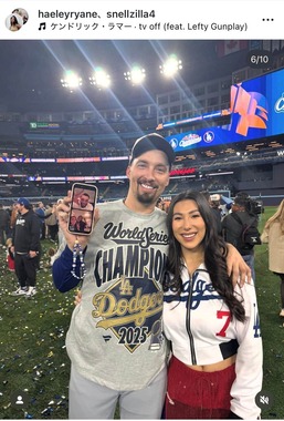 ブレイク・スネル投手のインスタグラム（＠snellzilla4）より