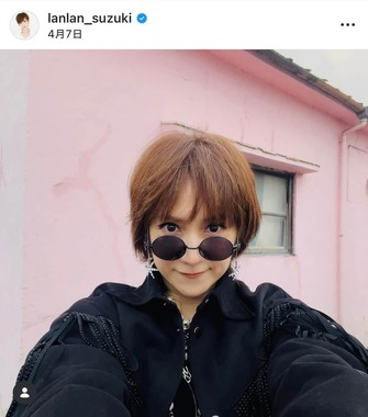 鈴木蘭々さんのインスタグラム（＠lanlan_suzuki）より
