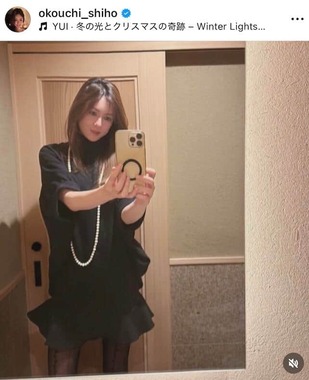 大河内志保さんのインスタグラム（＠okouchi_shiho）より