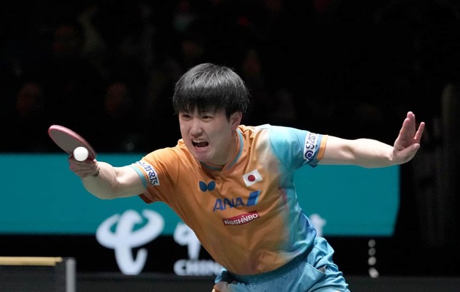 張本智和選手（写真：VCG/アフロ）