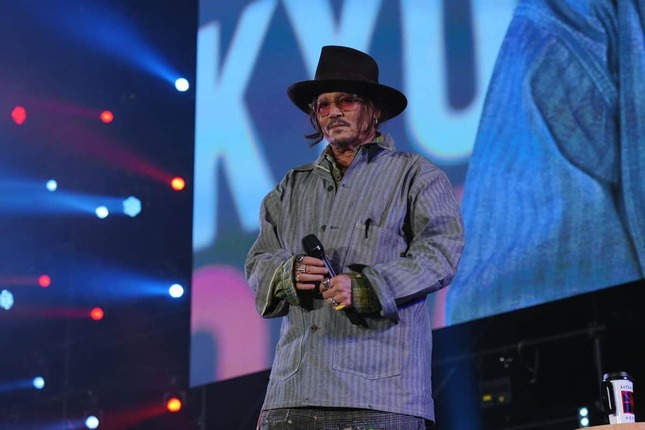 ジョニー・デップさんの右手小指の指輪が話題に。（C）2025 Tokyo comic con All rights reserved.