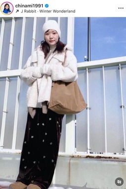 吉田知那美選手のインスタグラム（＠chinami1991）より