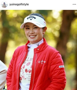 河本結選手のインスタグラム（＠yuinogolfstyle）より