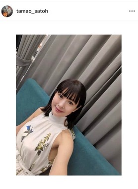さとう珠緒さんのインスタグラム（＠tamao_satoh）より