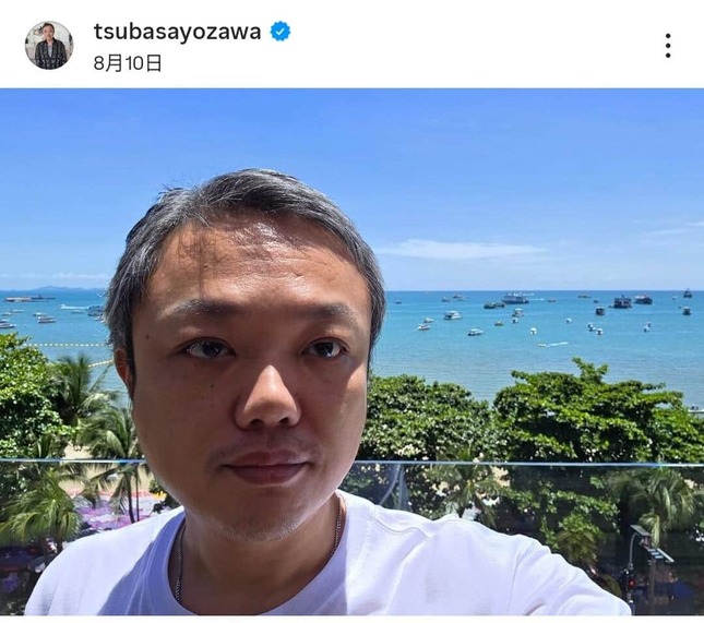 与沢翼さんのインスタグラム（＠tsubasayozawa）より