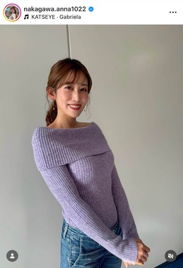 中川安奈さんのインスタグラム（＠nakagawa.anna1022）より