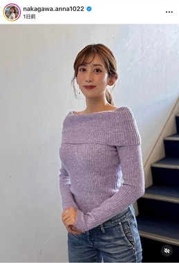 中川安奈さんのインスタグラム（＠nakagawa.anna1022）より