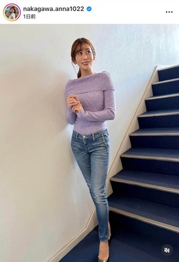 中川安奈さんのインスタグラム（＠nakagawa.anna1022）より