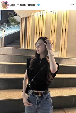 梅澤美波さんのインスタグラム（＠ume_minami.official）より