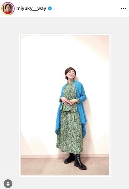 香坂みゆきさんのインスタグラム（＠miyuky__way）より